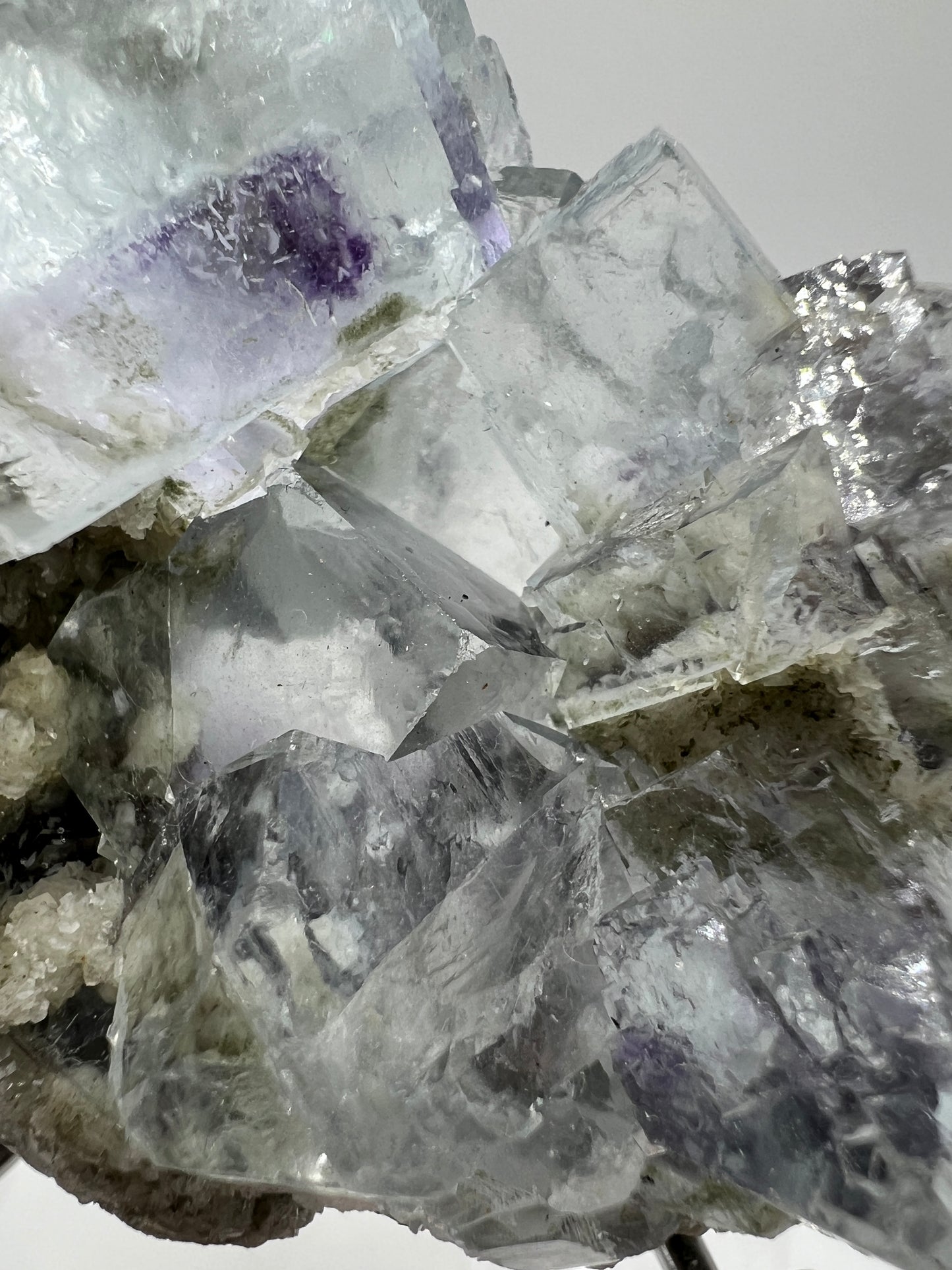 Fluorite Display Specimen. World Famous Yaogangxian Fluorite Cubes. Amazing Clear Porcelain Fluorite Cubes. High Quality Mineral Specimen.