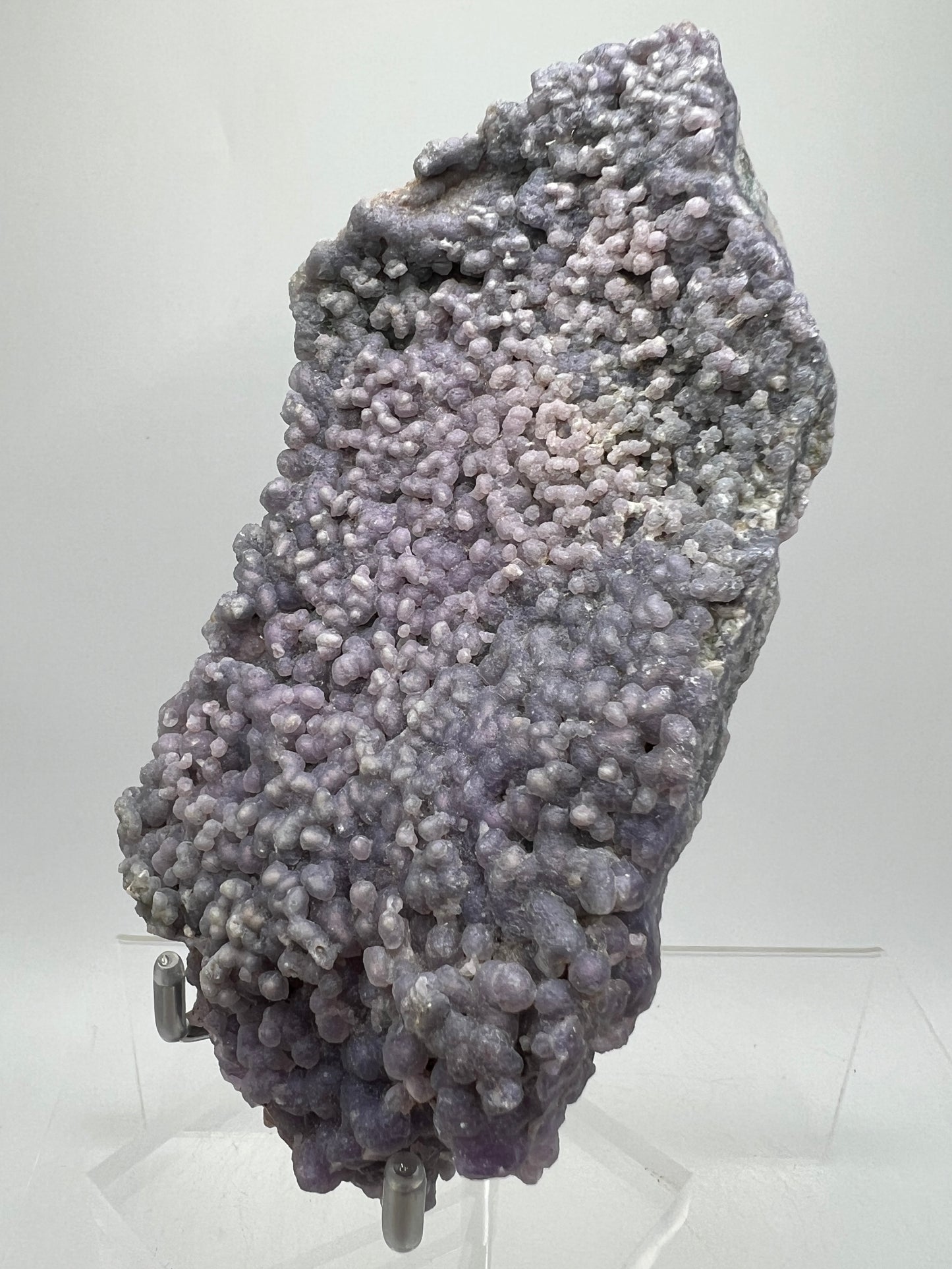 Grape Agate Crystal Specimen. Beautiful Botryoidal Clusters. Amazing Colorful Mineral Specimen From Indonesia.