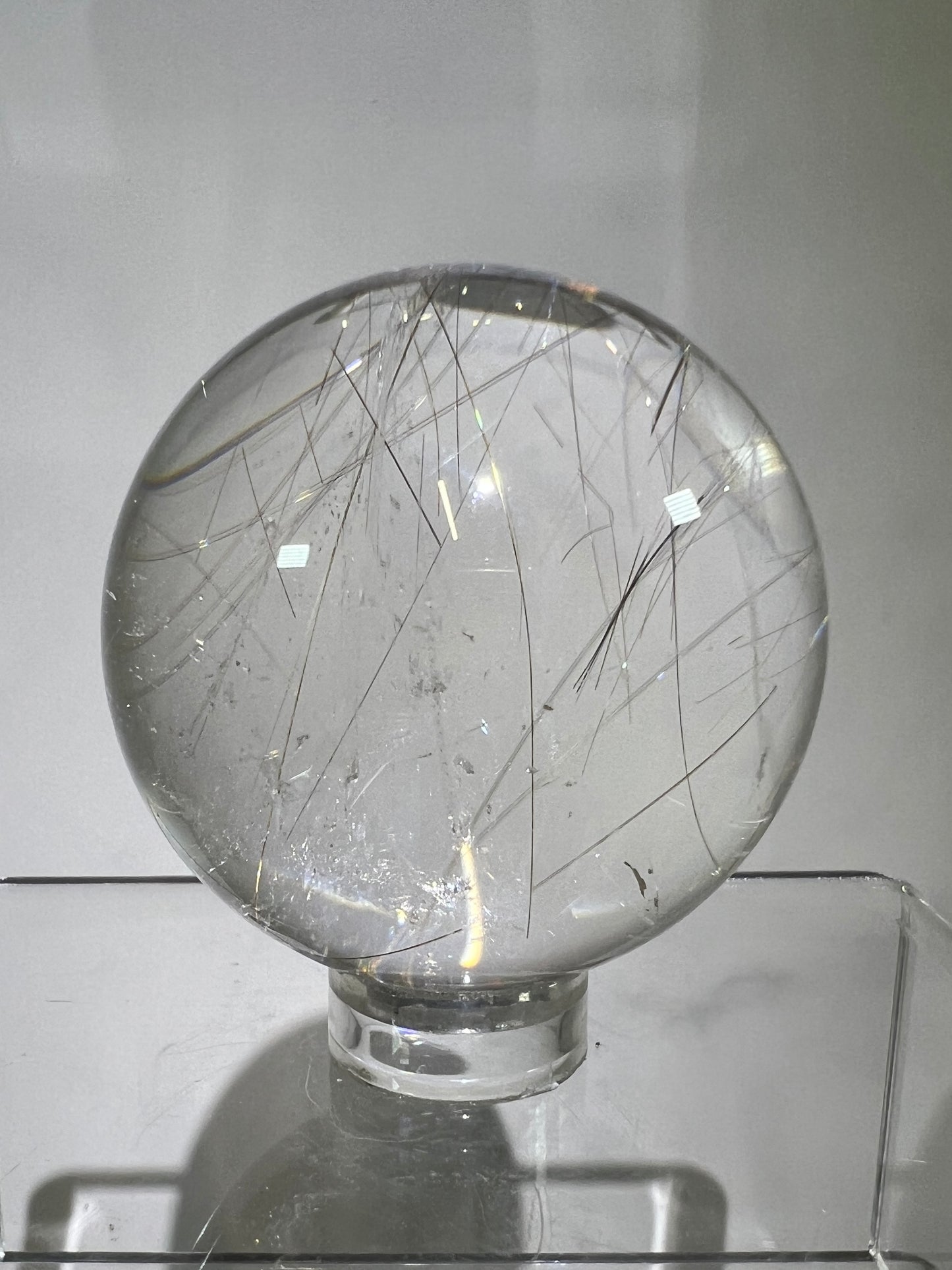 Rutile Quartz Sphere. High Quality Golden Rutilated Quartz. Stunning Display Sphere