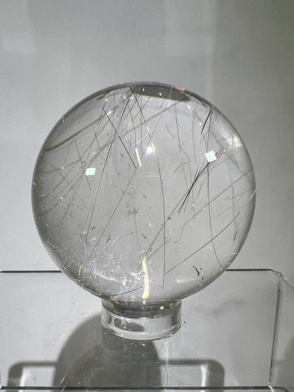 Rutile Quartz Sphere. High Quality Golden Rutilated Quartz. Stunning Display Sphere