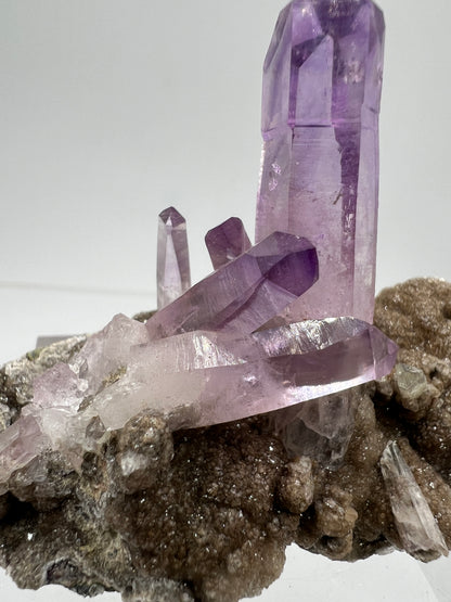 Veracruz Amethyst Display Cluster. Gorgeous Deep Purple High Quality Specimen. World Famous Rare Amethyst