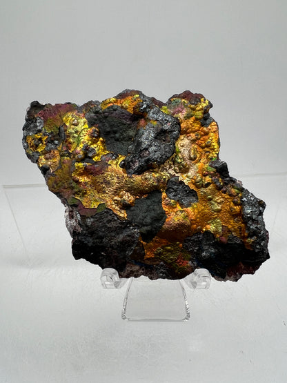 Turgite From Chihuahua, Mexico. Stunning Iridescent Rainbow Flash. Amazing Hematite Goethite Mineral Specimen.