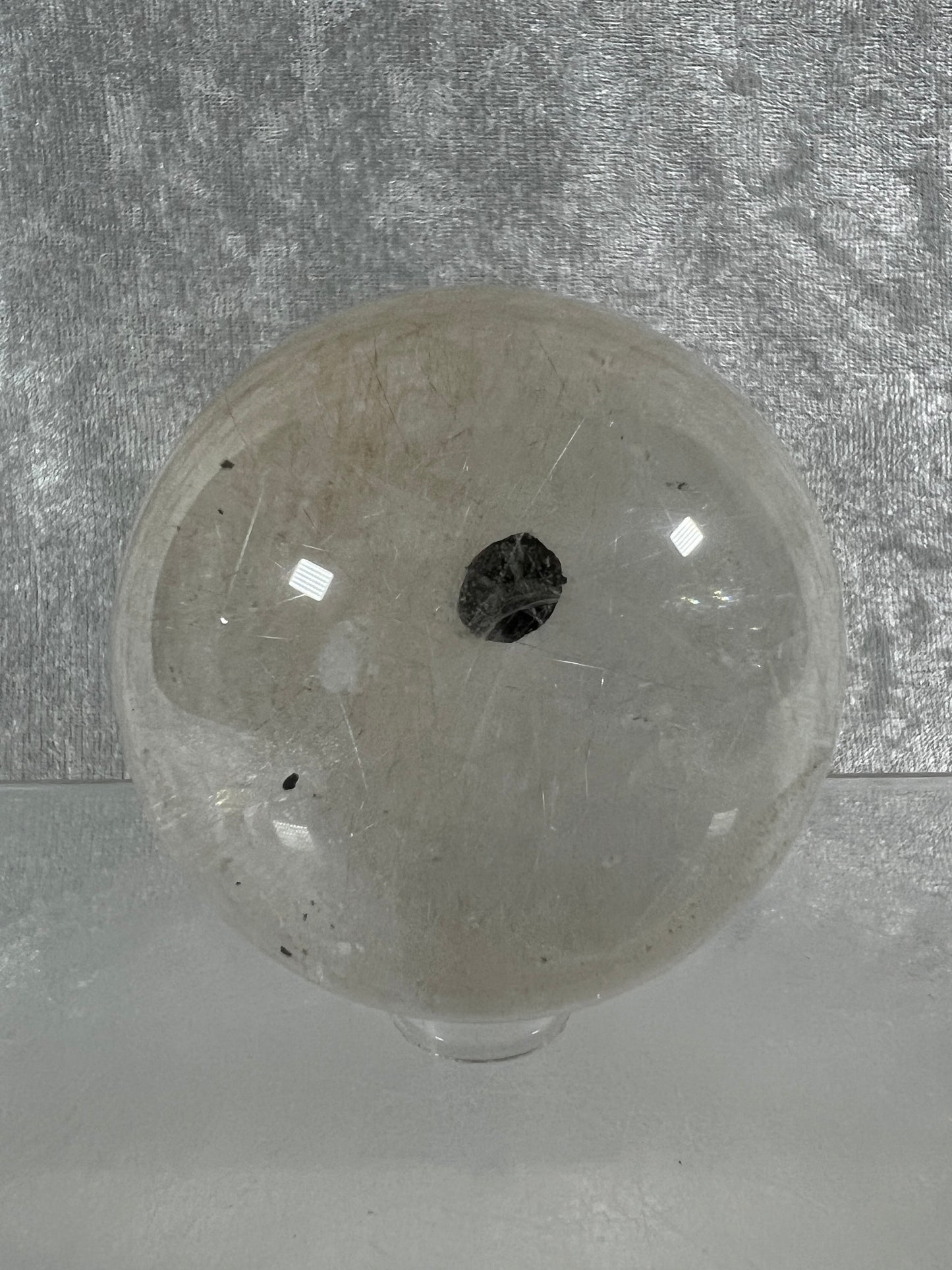 Rutile Quartz Sphere. 56mm. High Quality Golden Rutilated Quartz With Mica Inclusions. Gorgeous Rare Display Sphere