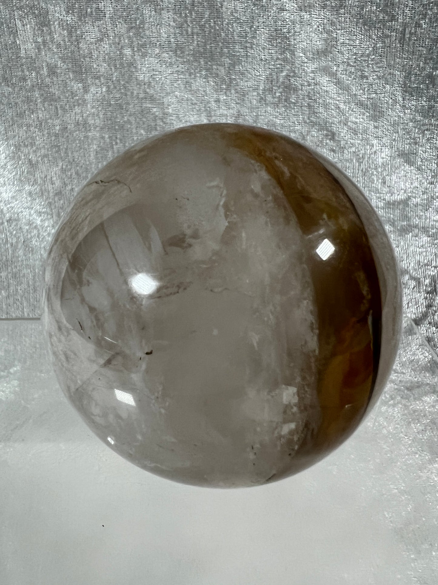 Golden Healer Sphere. 68mm. Incredible Rare Asterisms. High Quality Star Quartz Sphere From Madagascar.