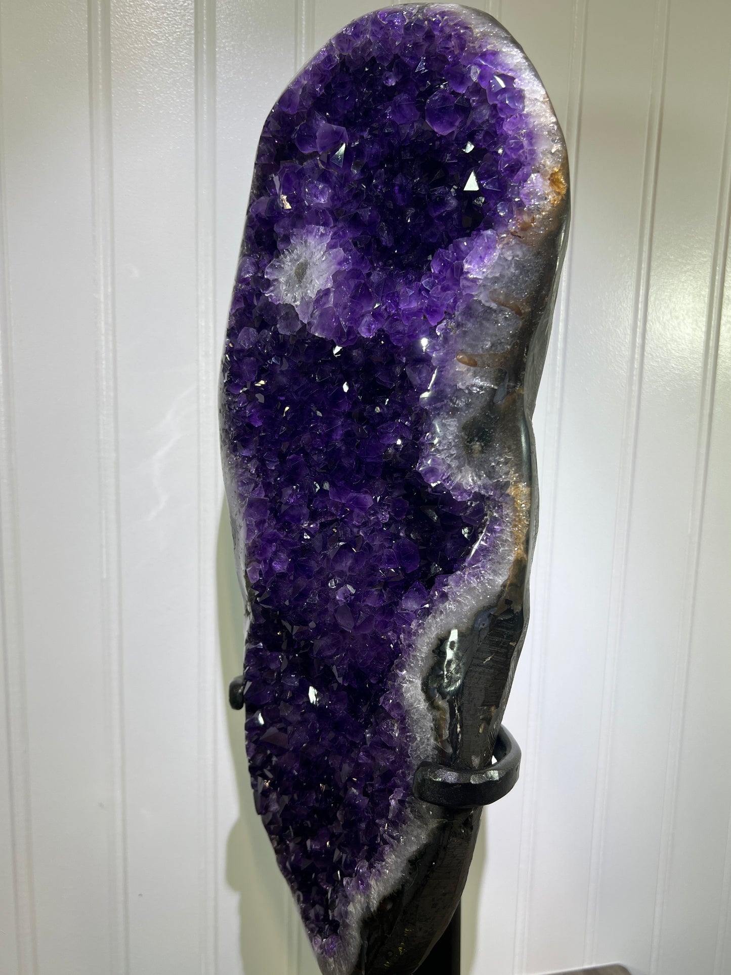 Extra Large Amethyst Geode Specimen - Uruguayan AAA Quality with Custom Stand