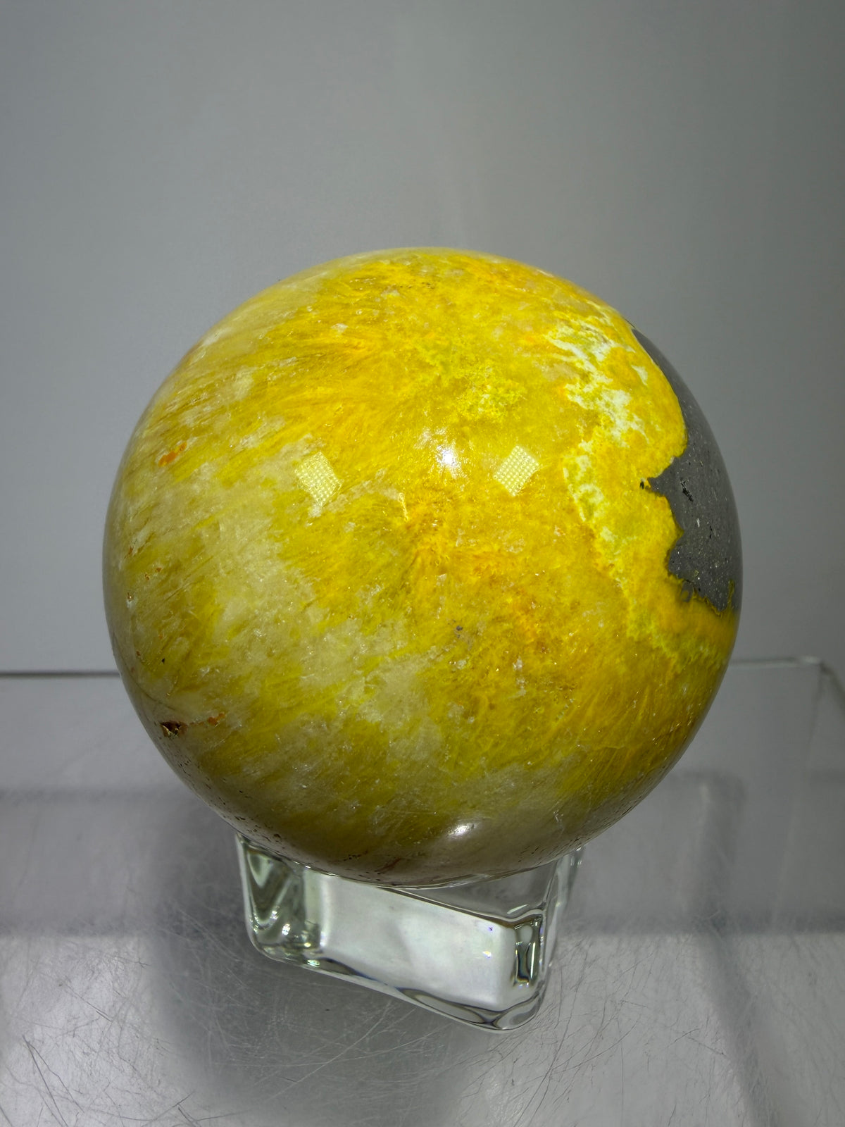 Bumble Bee Jasper Sphere. 50mm. Beautiful Colors And Patterns. Amazing Rare Crystal.