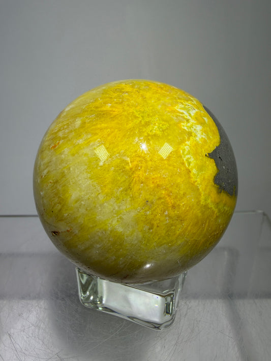 Bumble Bee Jasper Sphere. 50mm. Beautiful Colors And Patterns. Amazing Rare Crystal.
