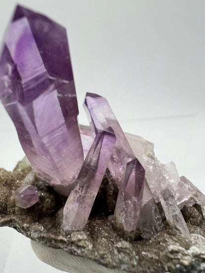 Veracruz Amethyst Display Cluster. Gorgeous Deep Purple High Quality Specimen. World Famous Rare Amethyst