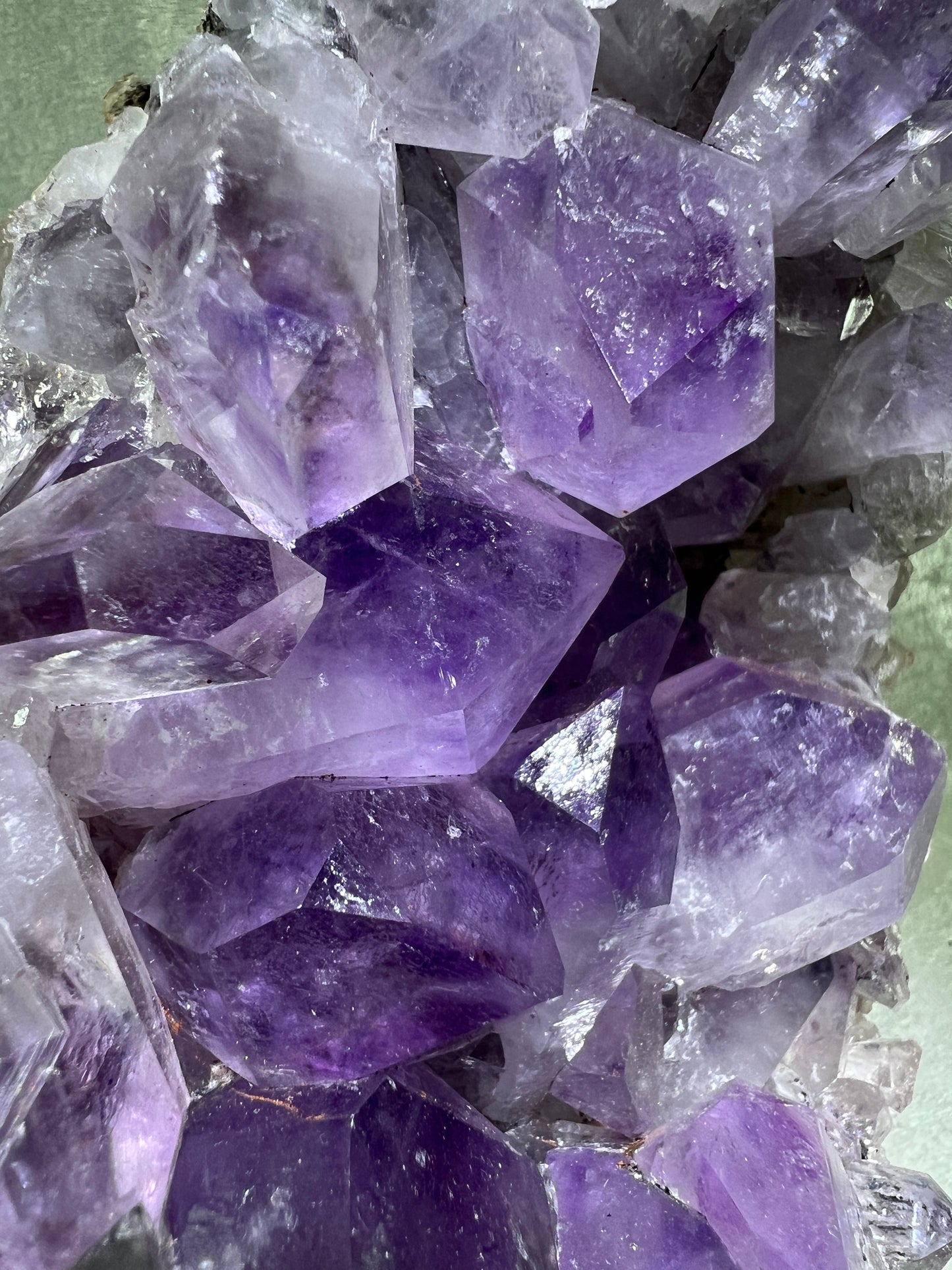 Jacaranda Amethyst Cluster. XL Amethyst Specimen From Zambia. High Quality Display Crystal.