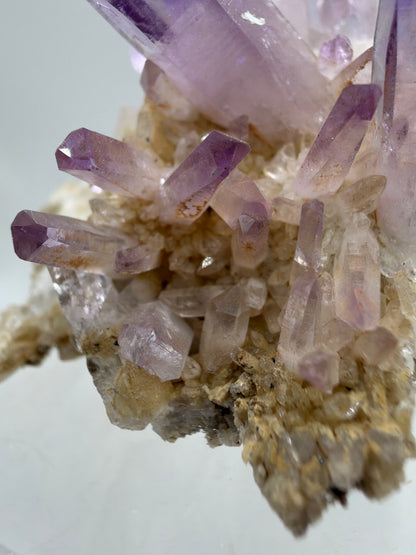 Veracruz Amethyst Display Cluster. Beautiful Dark Purple Specimen. World Famous Rare Amethyst