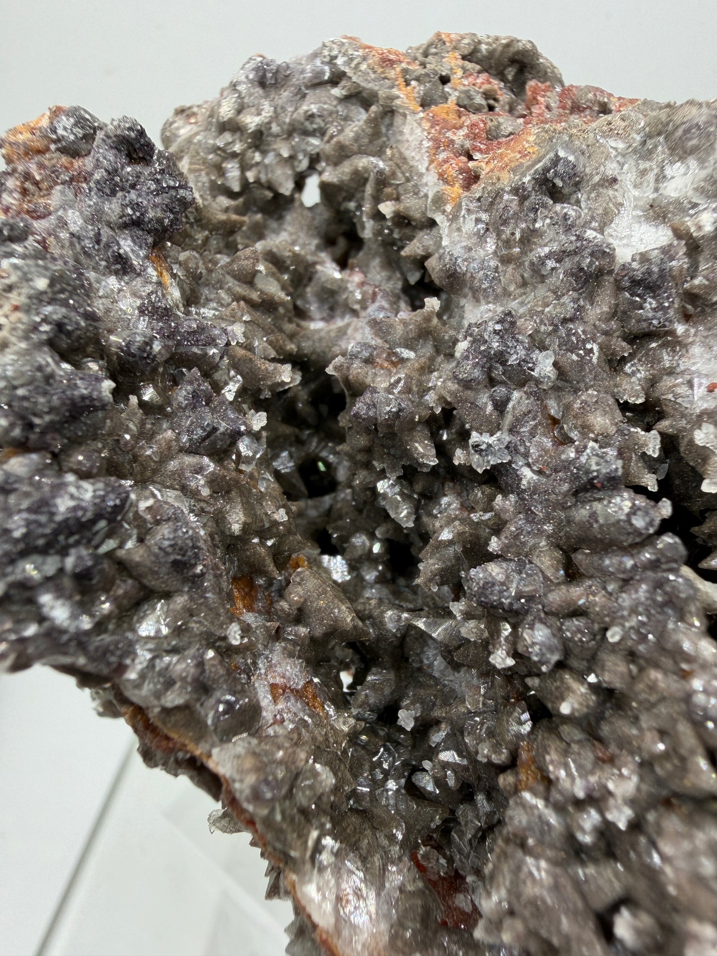 Dogtooth Calcite Specimen. Gorgeous High Quality Mineral From Mexico. Amazing Rare Colors And Clusters