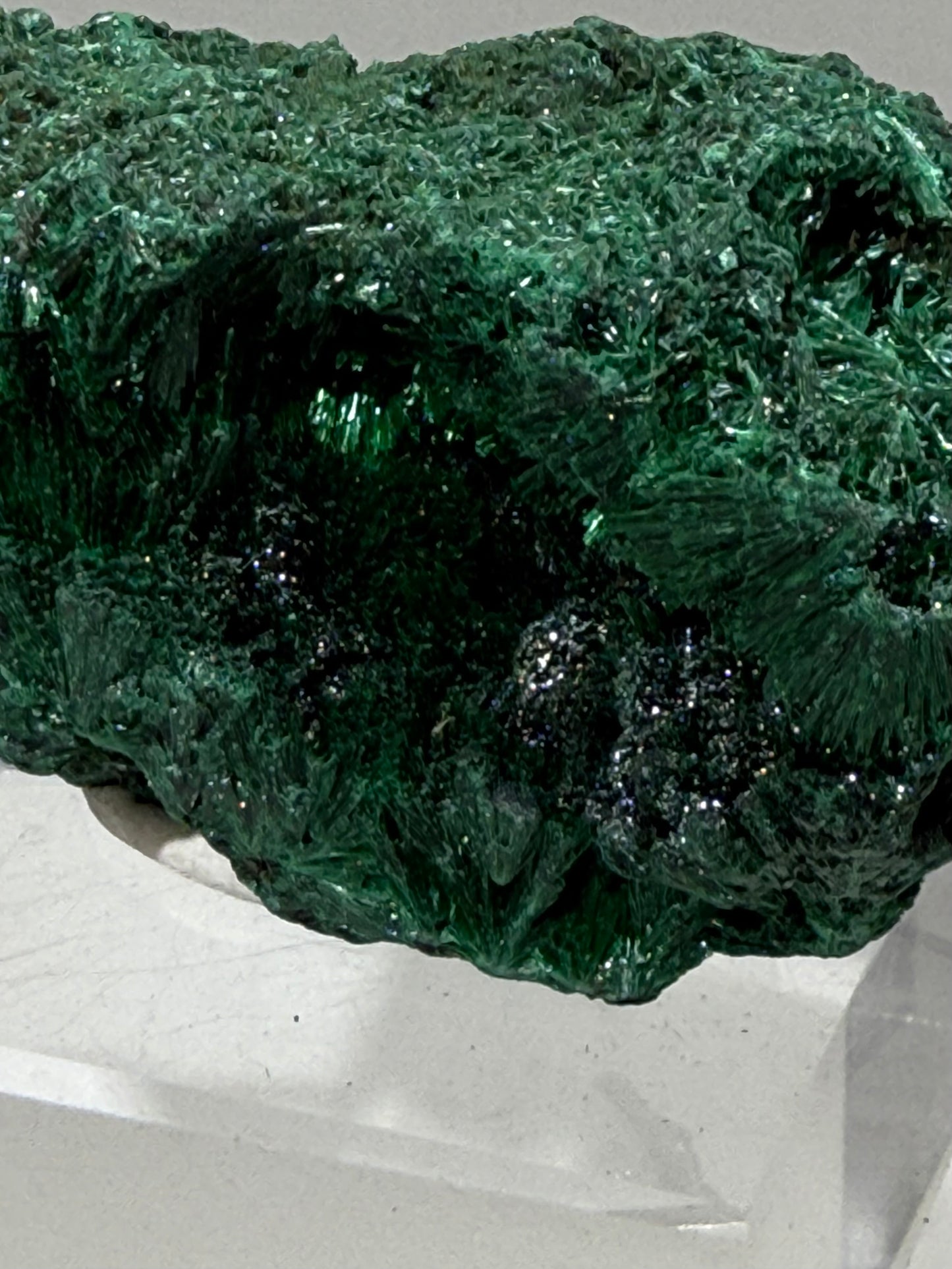 Malachite Display Specimen. Silky Malachite Cluster. High Quality Velvet Malachite From The Congo