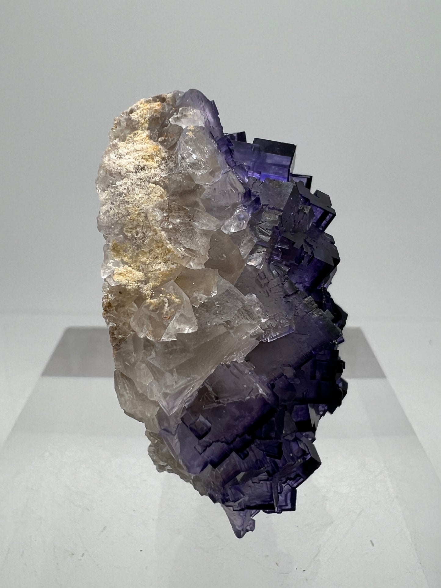 Muzquiz Purple Fluorite Specimen. High Quality Mexican Fluorite Specimen. Gorgeous Collectible Display Crystal