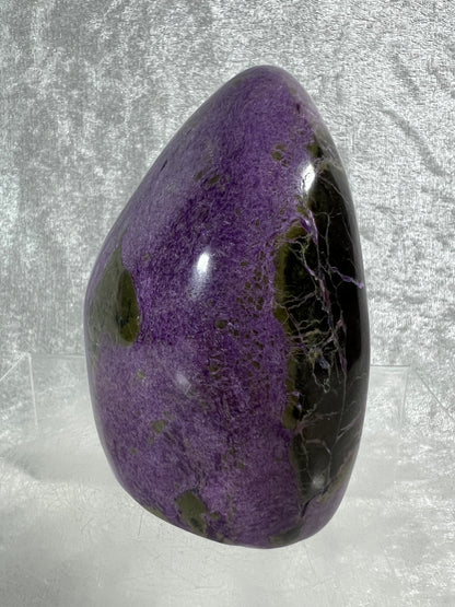 Stichtite In Serpentine Polished Freeform. Gorgeous High Quality Display Crystal. Amazing Atlantisite Freeform.