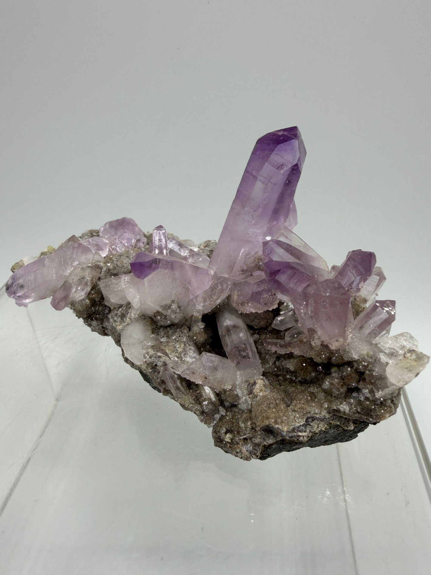Veracruz Amethyst Display Cluster. Gorgeous Deep Purple High Quality Specimen. World Famous Rare Amethyst