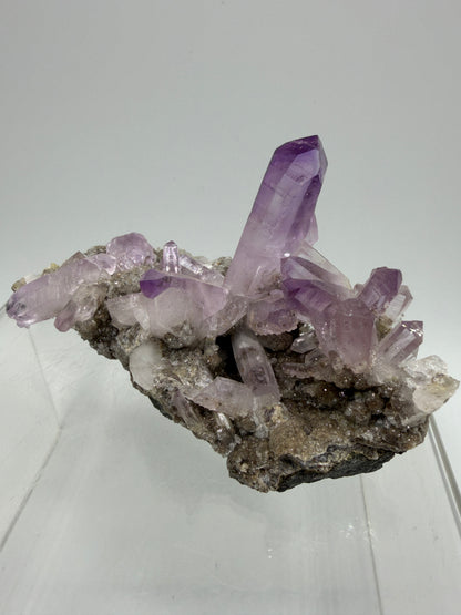 Veracruz Amethyst Display Cluster. Gorgeous Deep Purple High Quality Specimen. World Famous Rare Amethyst