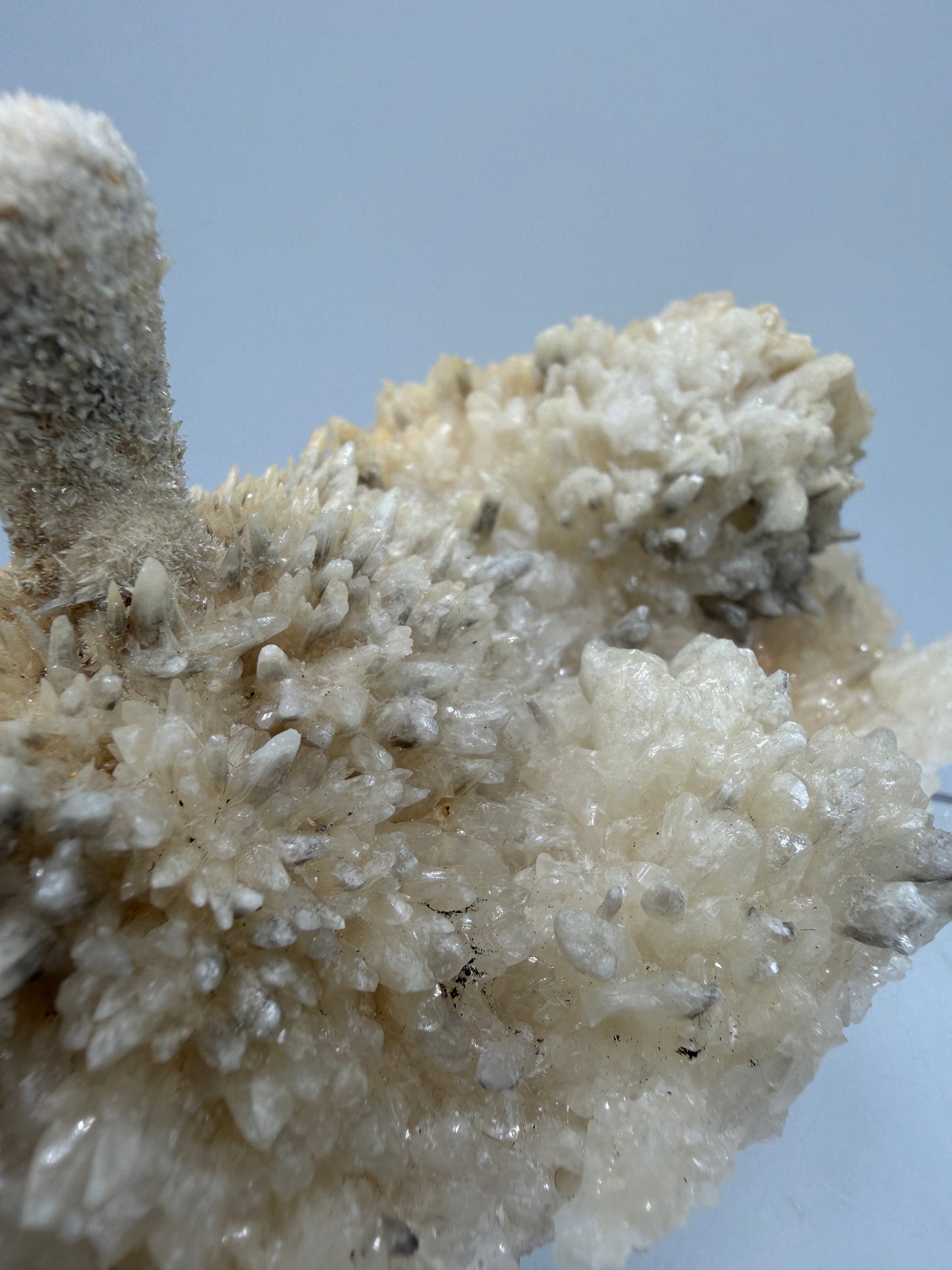 Dogtooth Calcite And Stalagmite Specimen. Stunning Flower Clusters. High Quality Rare Specimen.