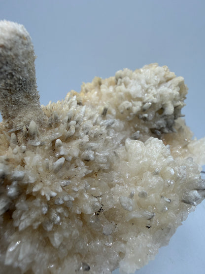 Dogtooth Calcite And Stalagmite Specimen. Stunning Flower Clusters. High Quality Rare Specimen.