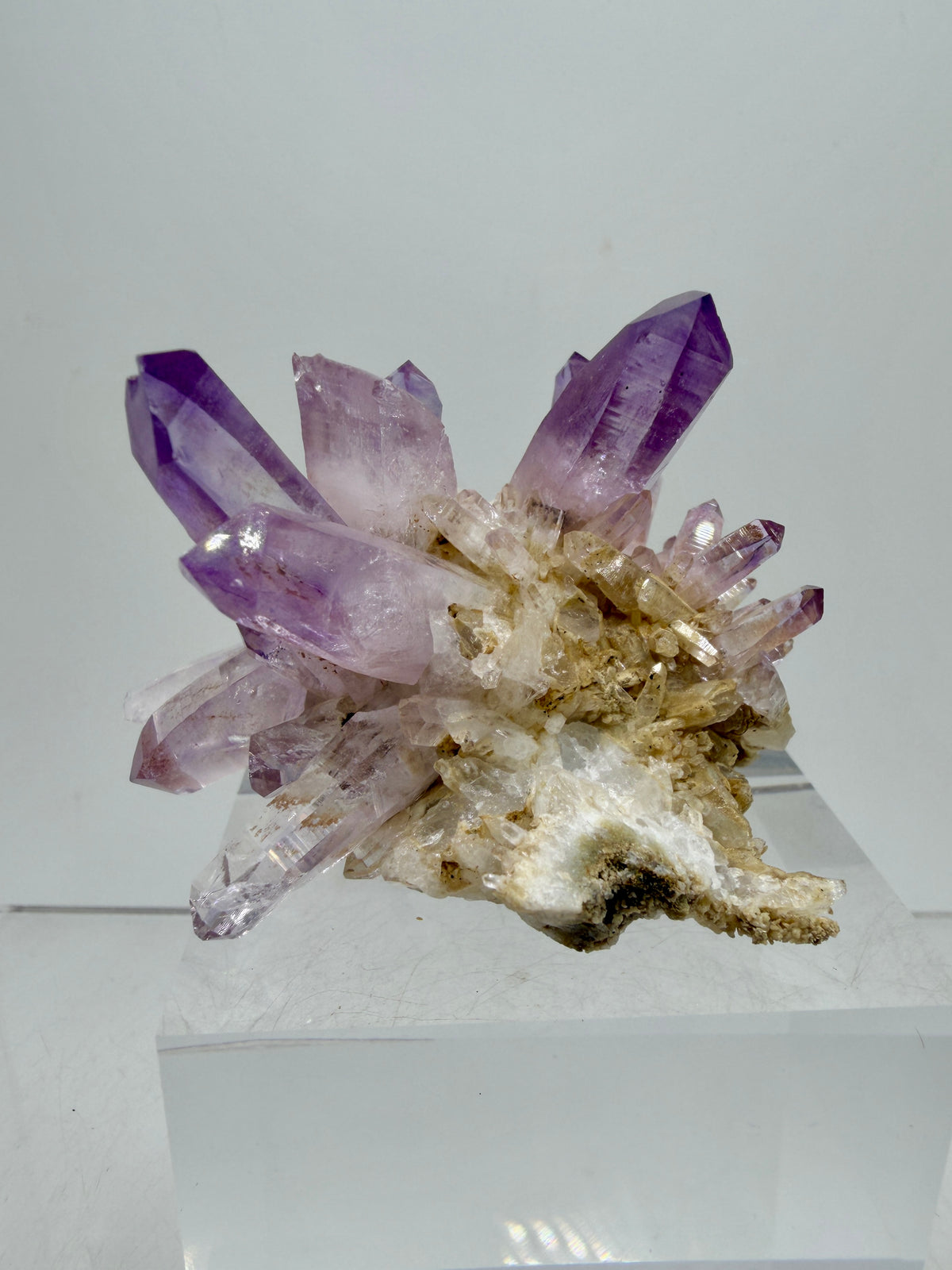 Veracruz Amethyst Display Cluster. Beautiful Dark Purple Specimen. World Famous Rare Amethyst