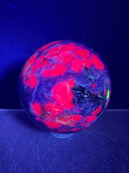 Charoite Crystal Sphere. 50mm. High Quality Beautiful Crystal. Amazing Patterns And Flash. Stunning Rare Crystal