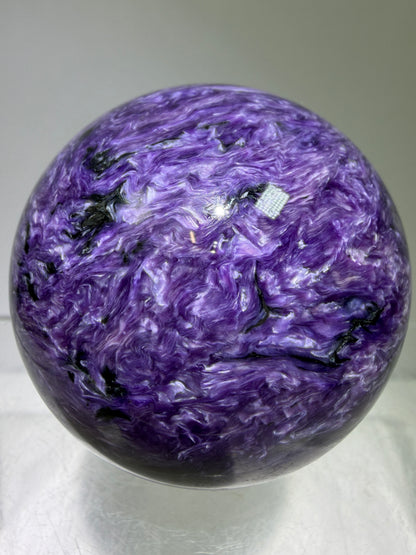 Charoite Crystal Sphere. 50mm. High Quality Beautiful Crystal. Amazing Patterns And Flash. Stunning Rare Crystal
