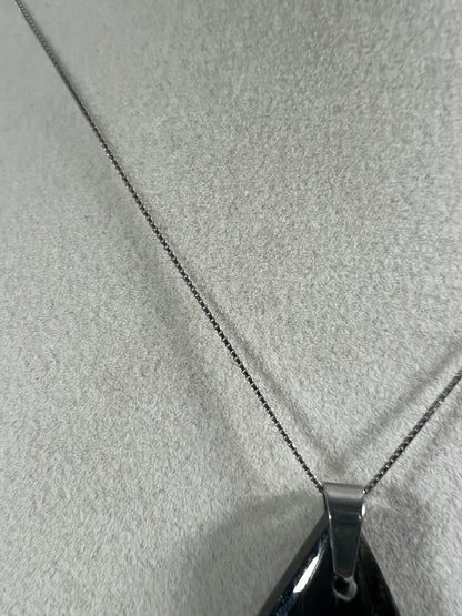 Epidote Teardrop Pendant. High Quality Gorgeous Epidote With Internal Fire From Peru. Amazing Yellow Flash. Includes S925 Silver Necklace.