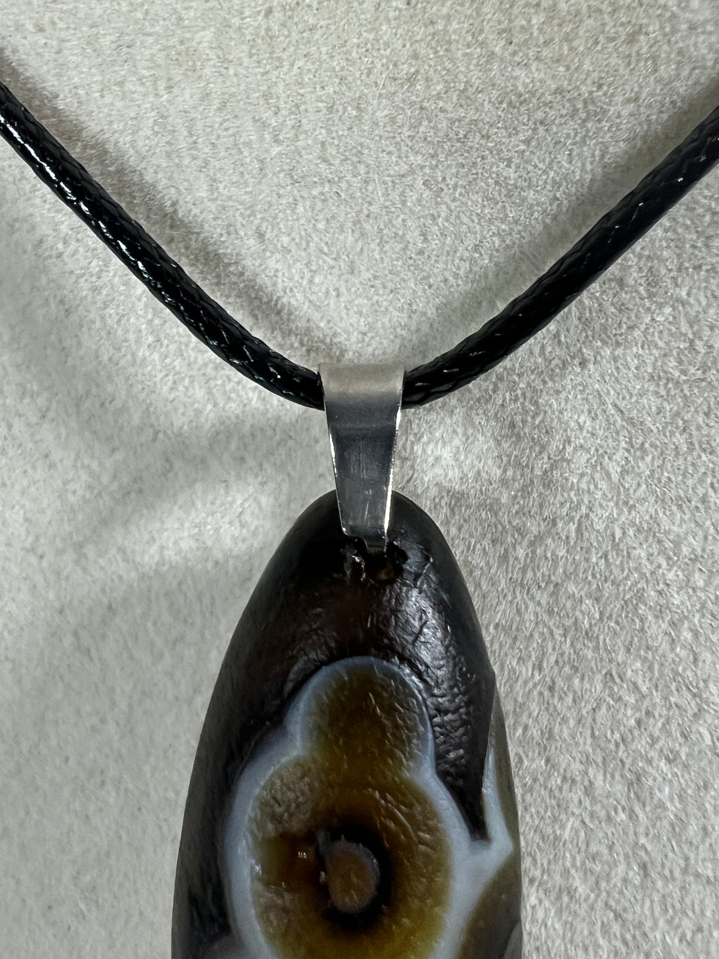 Gobi Agate Pendant. Colorful Gobi Desert Agate. World Famous Rare Botryoidal Chalcedony. Very Unique Crystal Necklace!