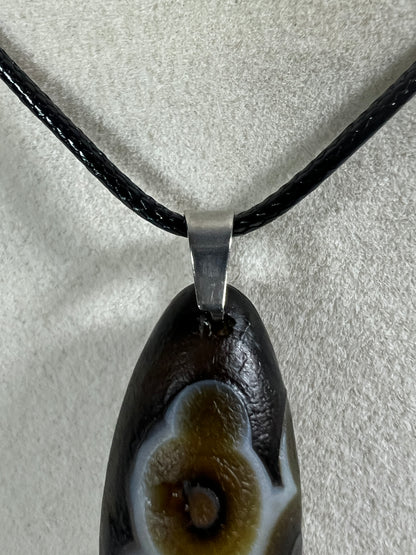Gobi Agate Pendant. Colorful Gobi Desert Agate. World Famous Rare Botryoidal Chalcedony. Very Unique Crystal Necklace!