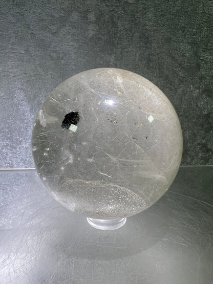 Rutile Quartz Sphere. 56mm. High Quality Golden Rutilated Quartz With Mica Inclusions. Gorgeous Rare Display Sphere