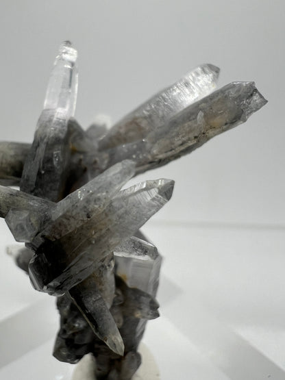 Veracruz Black Phantom Quartz Specimen. New Discovery From Mexico. Very Rare And Limited Collectors Piece. Stunning Display Crystal.