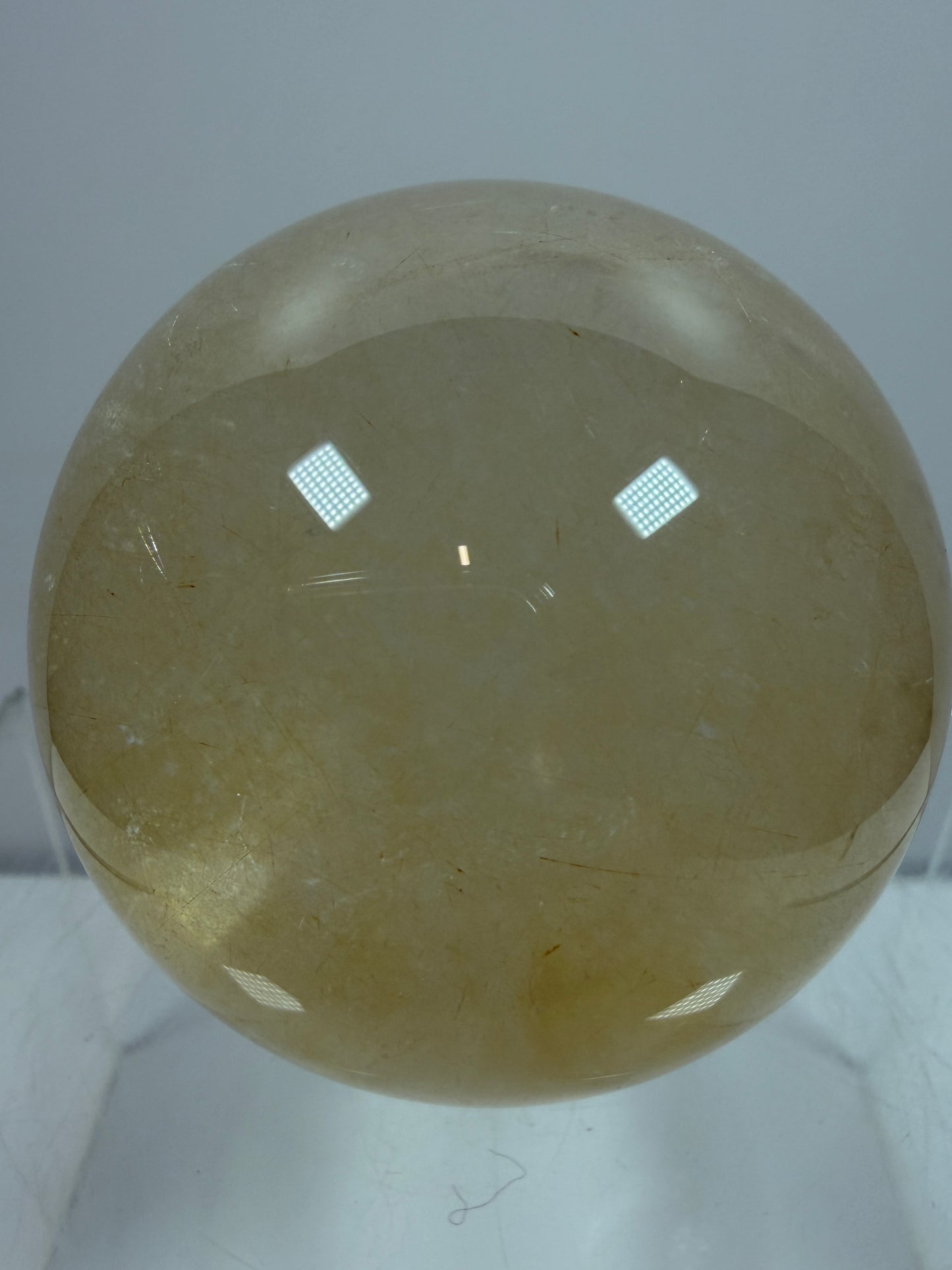 Rutile Quartz Sphere. 59mm. Stunning Fine Rutiles With Lots Of Flash. Beautiful Display Sphere.