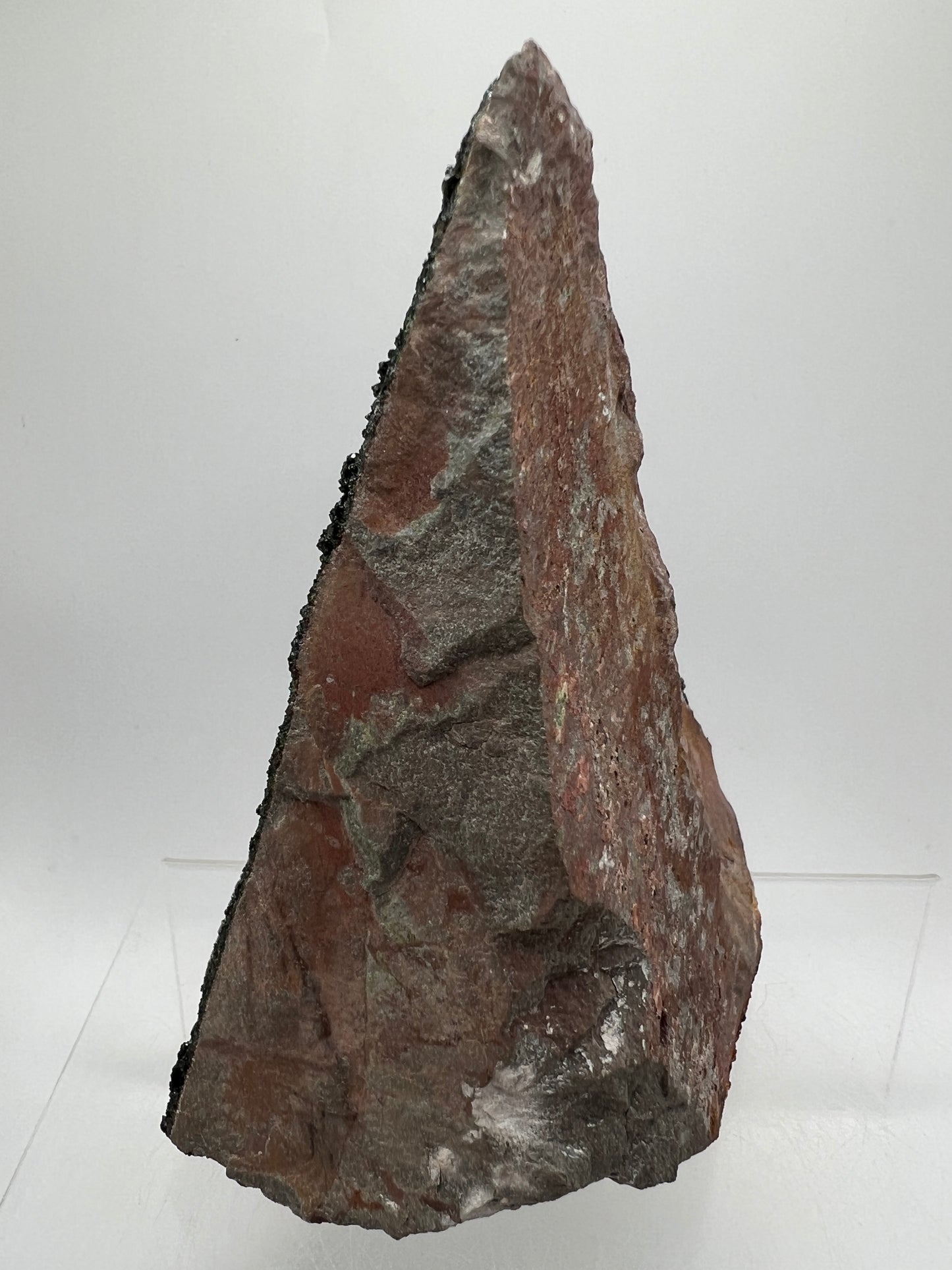 Libethenite Crystal Specimen. Extremely Rare Mixed Mineral Specimen With Malachite And Chrysocolla. Stunning Large Display Crystal.