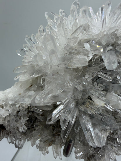 Needle Quartz Cluster. High Quality Large Clear Quartz Specimen. Gorgeous Very Fine Quartz Points.