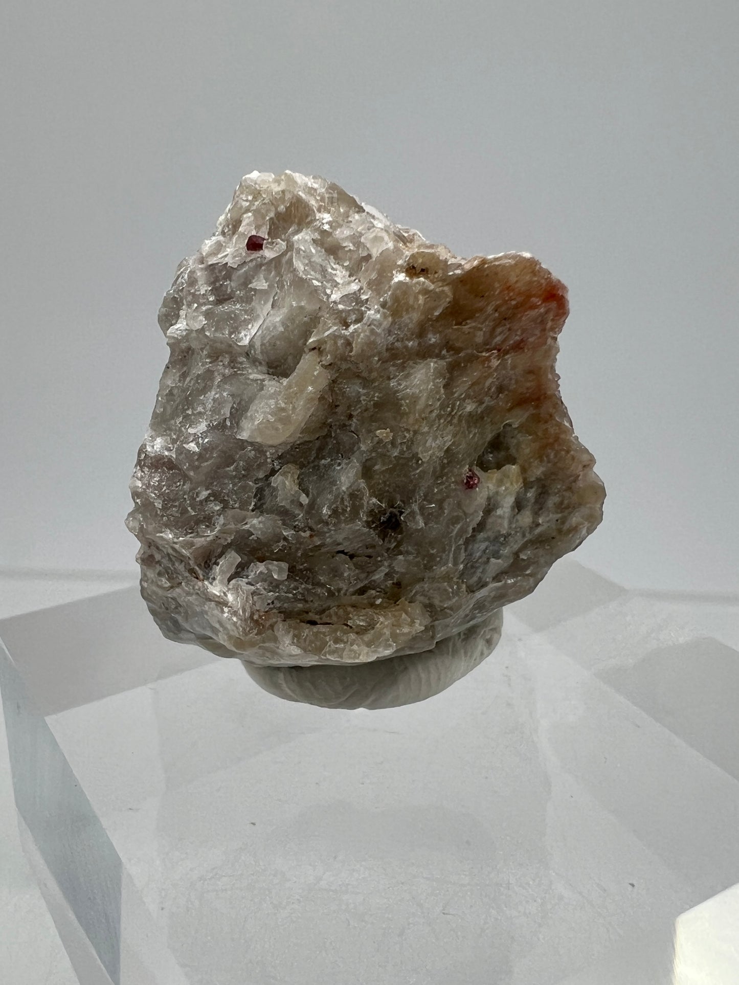 Andradite Garnet Specimen. Gorgeous Red Garnet In Matrix From Karibib, Namibia. Rare African Display Crystal.