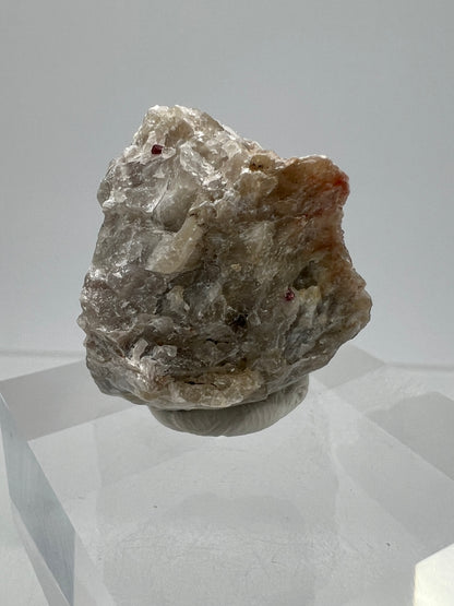 Andradite Garnet Specimen. Gorgeous Red Garnet In Matrix From Karibib, Namibia. Rare African Display Crystal.