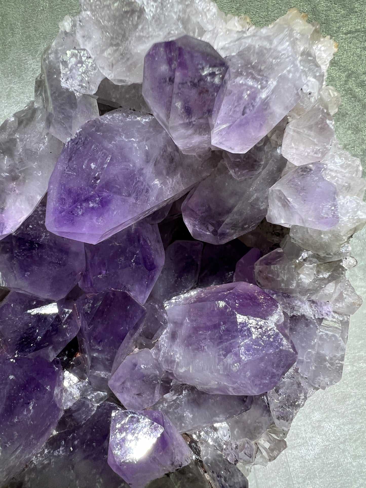 Jacaranda Amethyst Cluster. XL Amethyst Specimen From Zambia. High Quality Display Crystal.