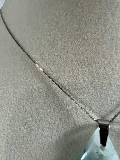 Quantum Quattro Crystal Pendant. High Quality Rare Necklace From Peru. Gorgeous Color Combination. S925 Silver Necklace Included