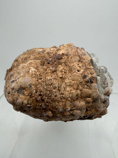 Hyalite Opal Geode. Amazing Rare Large Specimen From Mexico. Stunning Bright Green UV Reaction.
