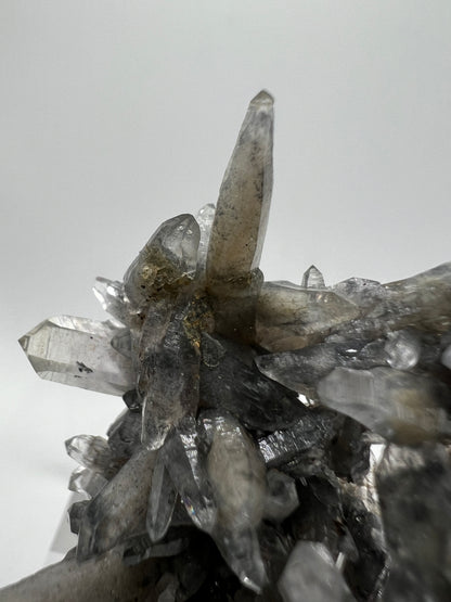 Veracruz Black Phantom Quartz Specimen. New Discovery From Mexico. Very Rare And Limited Collectors Piece. Stunning Display Crystal.