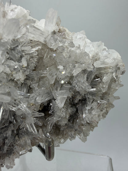 Needle Quartz Cluster. High Quality Large Clear Quartz Specimen. Gorgeous Very Fine Quartz Points.