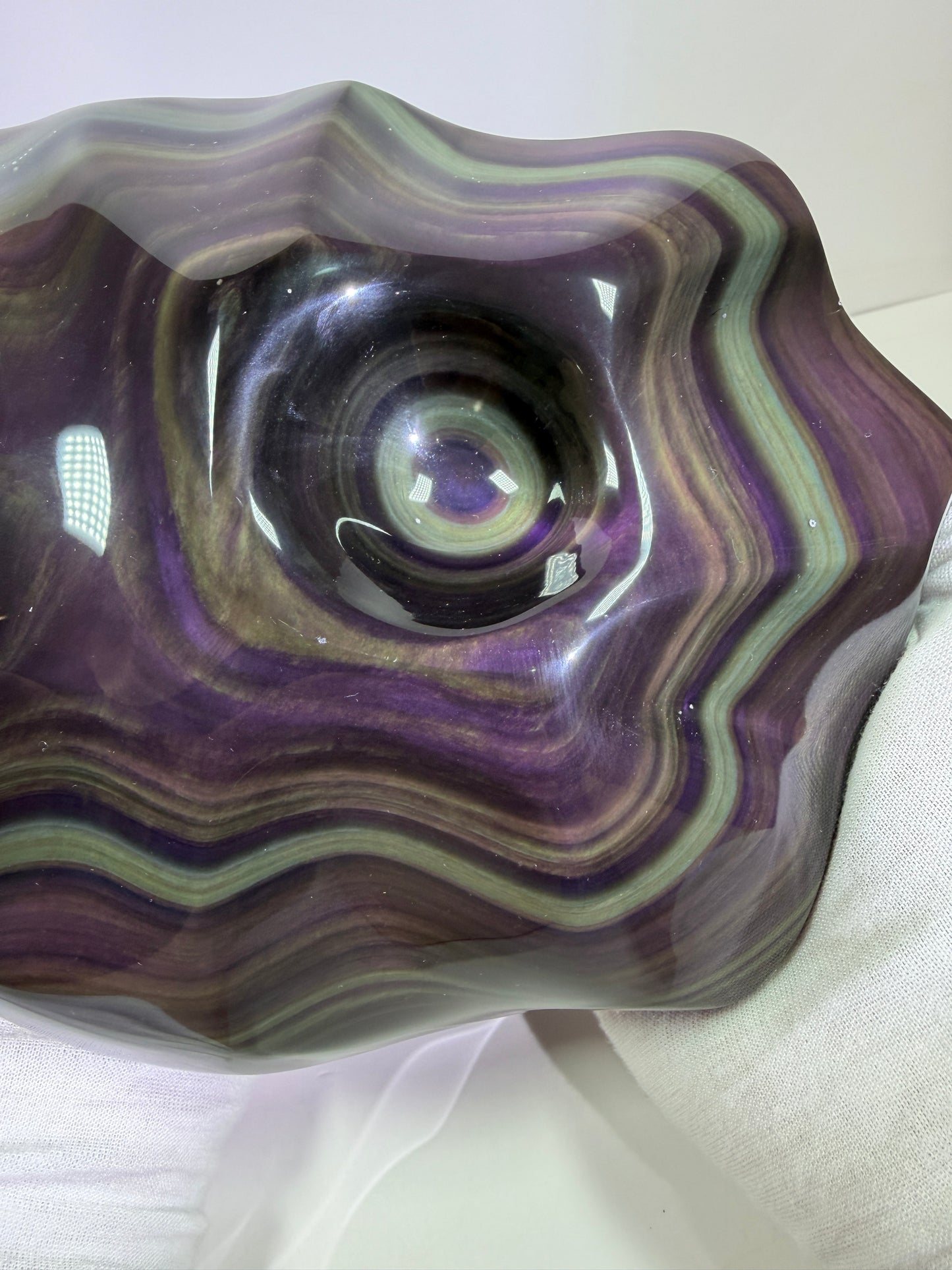 Rainbow Obsidian Freeform. Top Quality Extra Large Statement Piece. Gorgeous One Of A Kind Display Crystal.