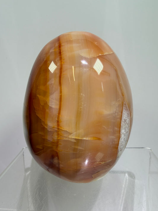 Carnelian Polished Freeform. Stunning Agate From Madagascar. Amazing Colors On This High Quality Crystal