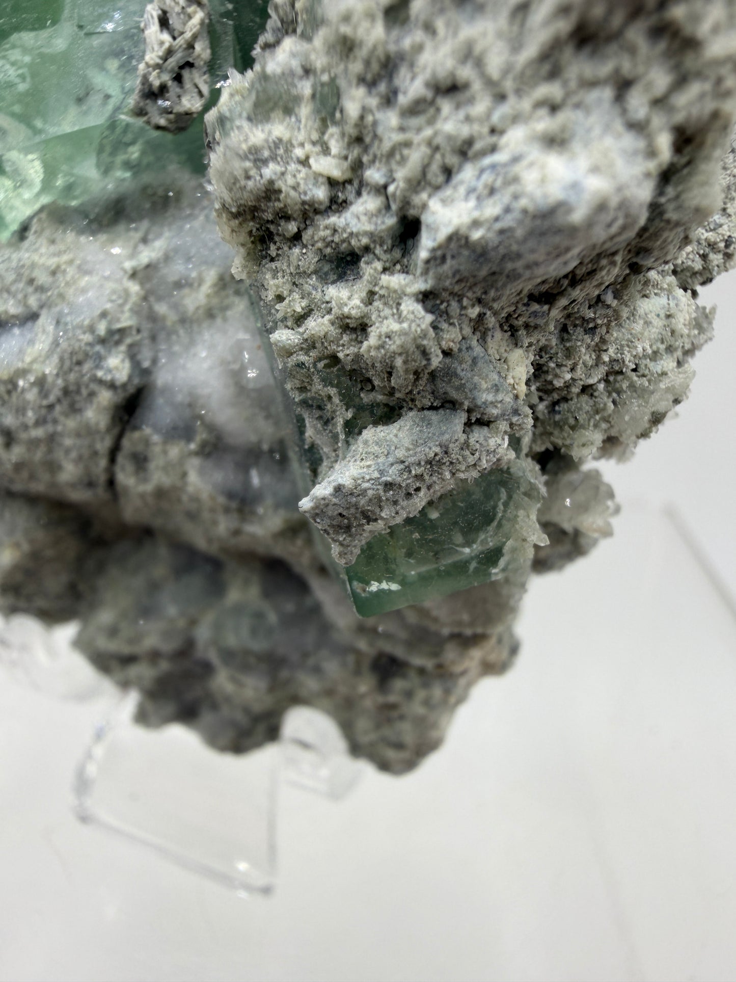 Fluorite Cubes Specimen. Gorgeous Rare Xianghualing Green Fluorite. High Quality Display Crystal