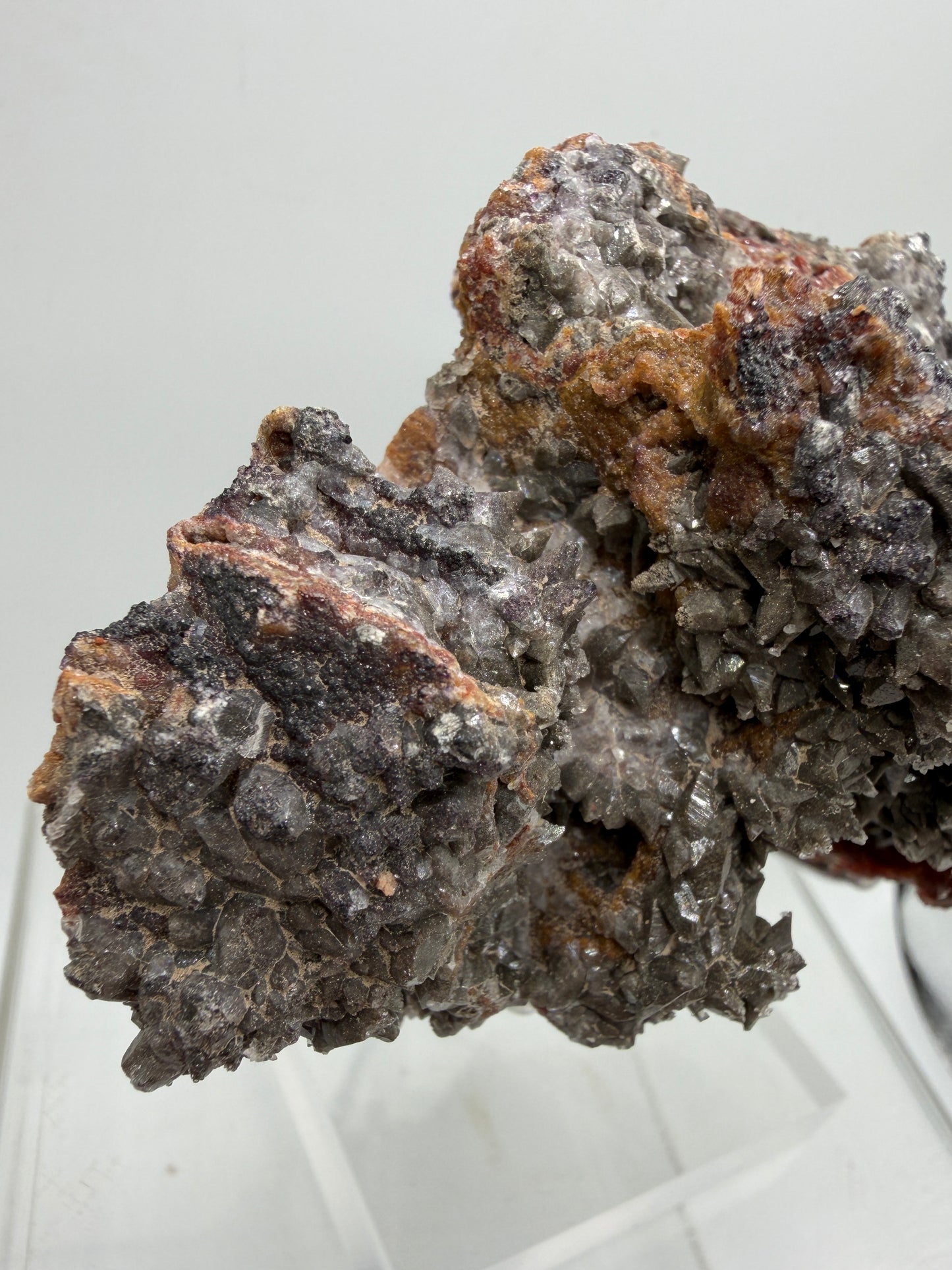 Dogtooth Calcite Specimen. Gorgeous High Quality Mineral From Mexico. Amazing Rare Colors And Clusters