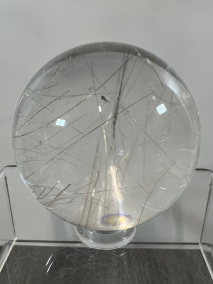 Rutile Quartz Sphere. High Quality Golden Rutilated Quartz. Stunning Display Sphere