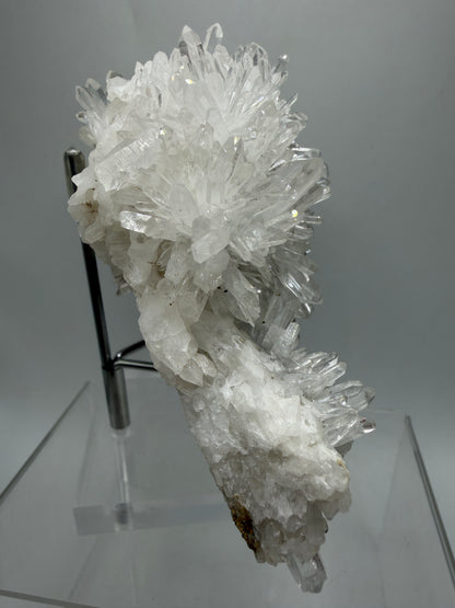Needle Quartz Cluster. High Quality Large Clear Quartz Specimen. Gorgeous Very Fine Quartz Points.
