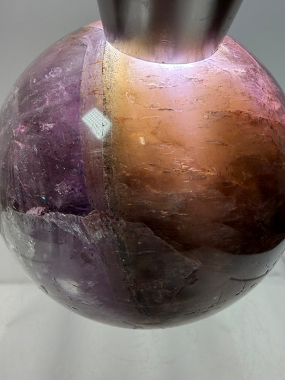 Super Seven Crystal Sphere: 72mm. Rare Melody Stone From Brazil. High Quality Crystal Display Sphere