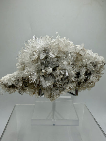 Needle Quartz Cluster. High Quality Large Clear Quartz Specimen. Gorgeous Very Fine Quartz Points.
