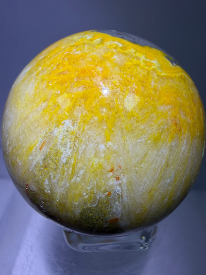 Bumble Bee Jasper Sphere. 50mm. Beautiful Colors And Patterns. Amazing Rare Crystal.