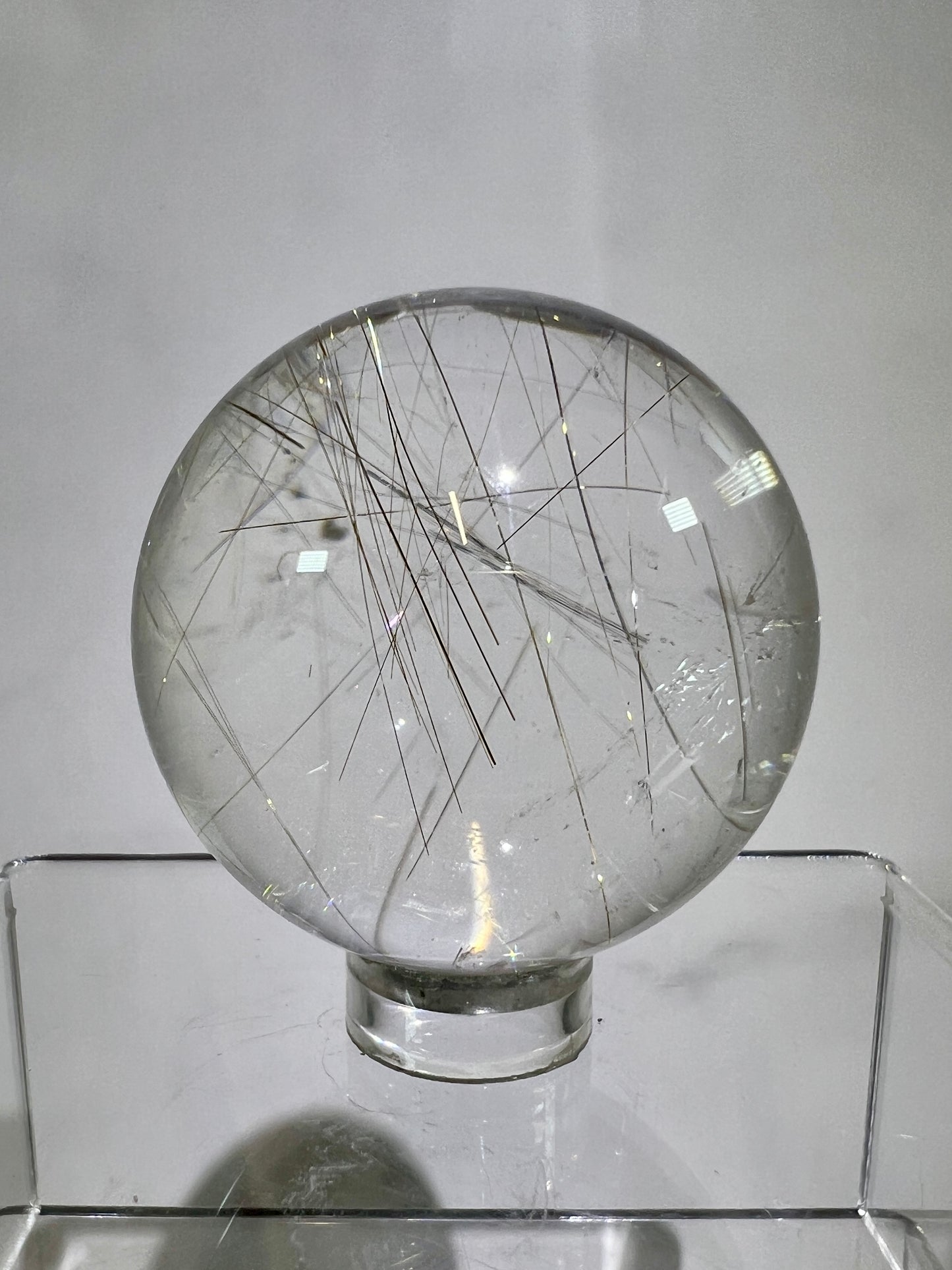 Rutile Quartz Sphere. High Quality Golden Rutilated Quartz. Stunning Display Sphere